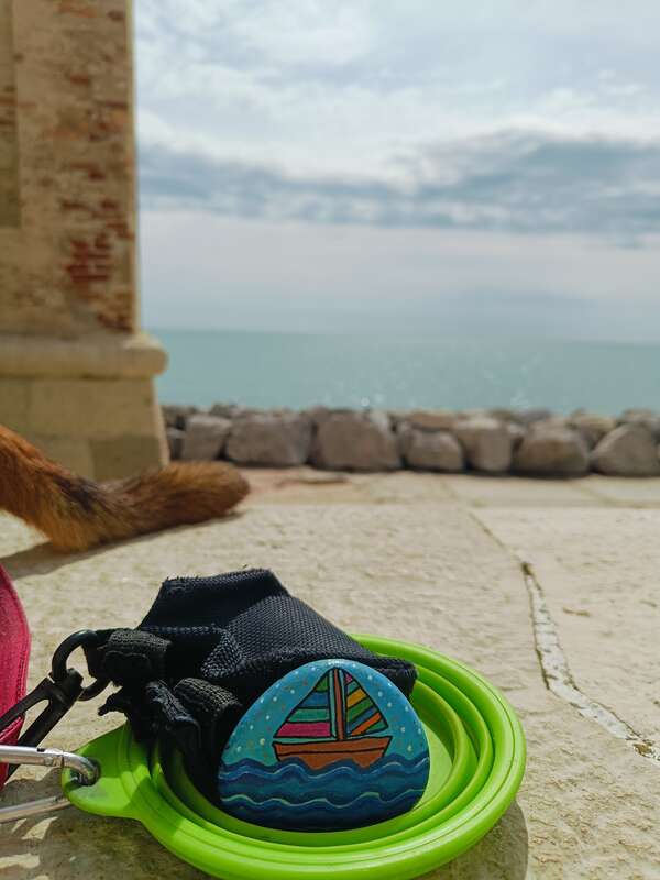 Foto della tappa di barchetta in mezzo al mare 🩵⛵