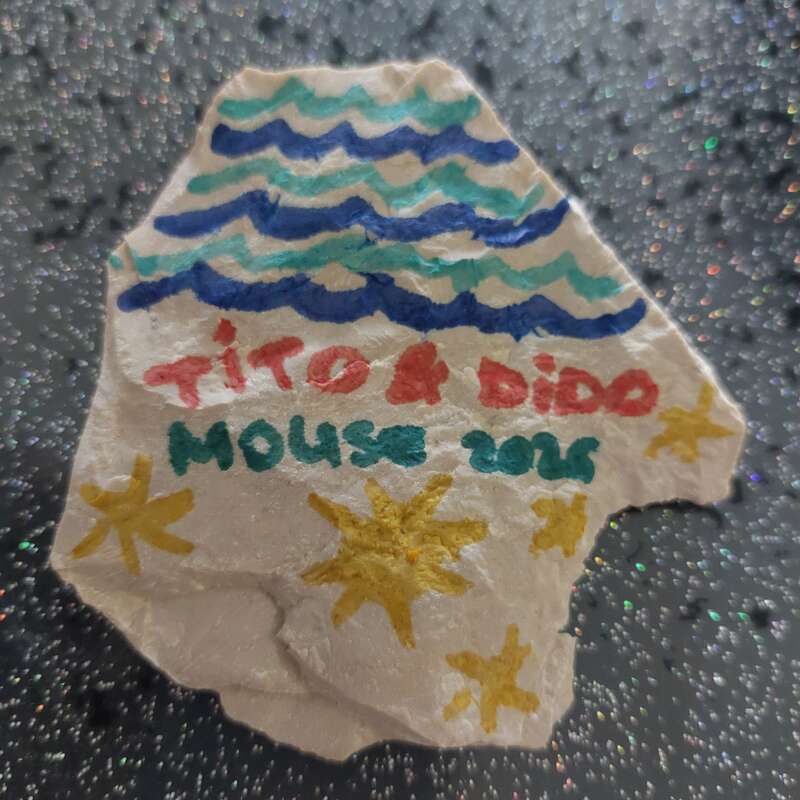 Sasso dipinto: Tito & Dido — di Gennym88