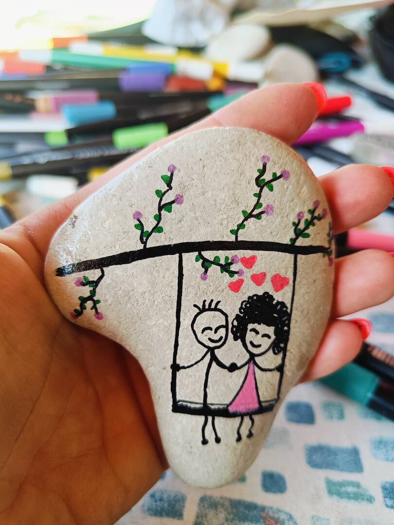 Coppia innamorati altalena 🥰