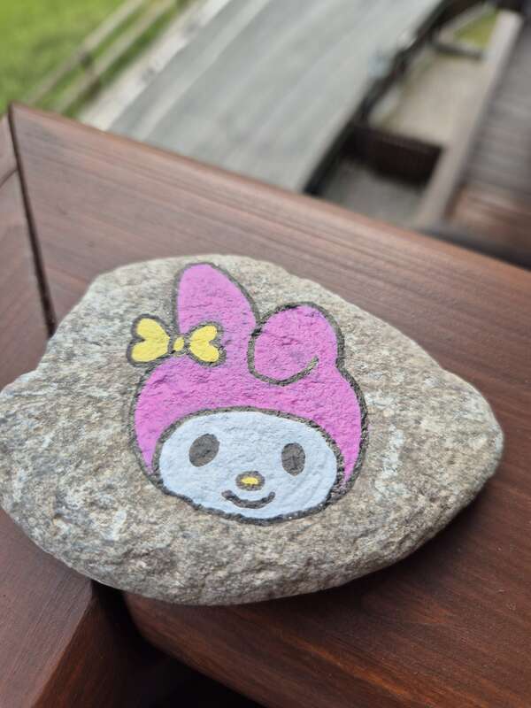 Sasso dipinto: My Melody — di yuki_umi