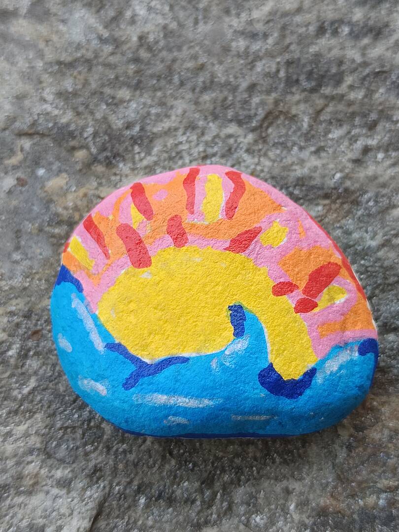 Tramonto sul mare