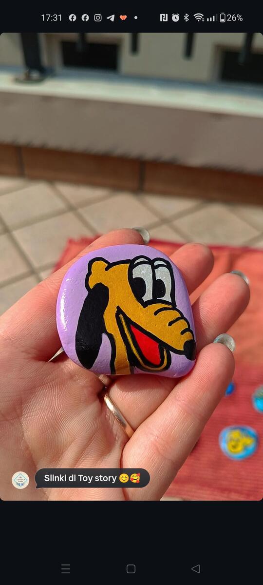 Sasso dipinto: Slinky