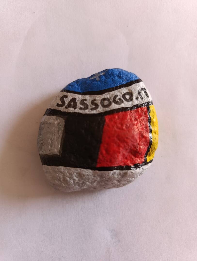 Sasso dipinto: 🏎️ Michael — di FedeB