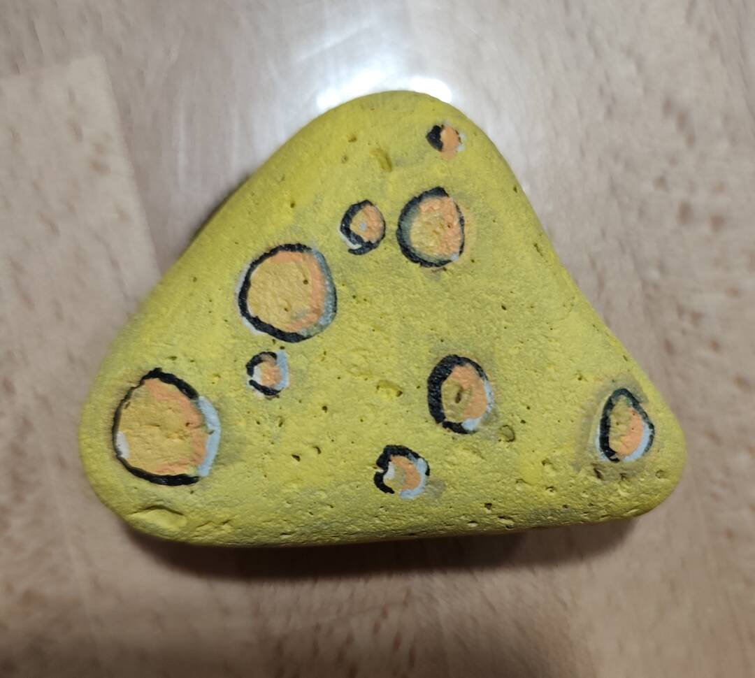 Sasso dipinto: Sasso cacio — di Silvia2882