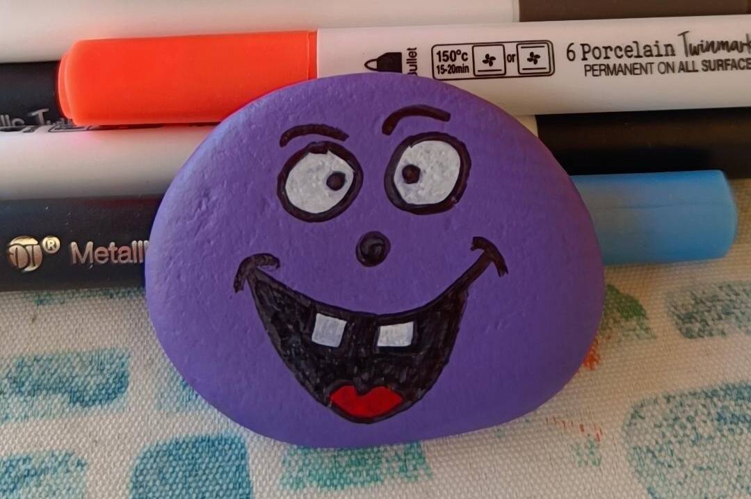 Faccina Viola simpatica 💜
