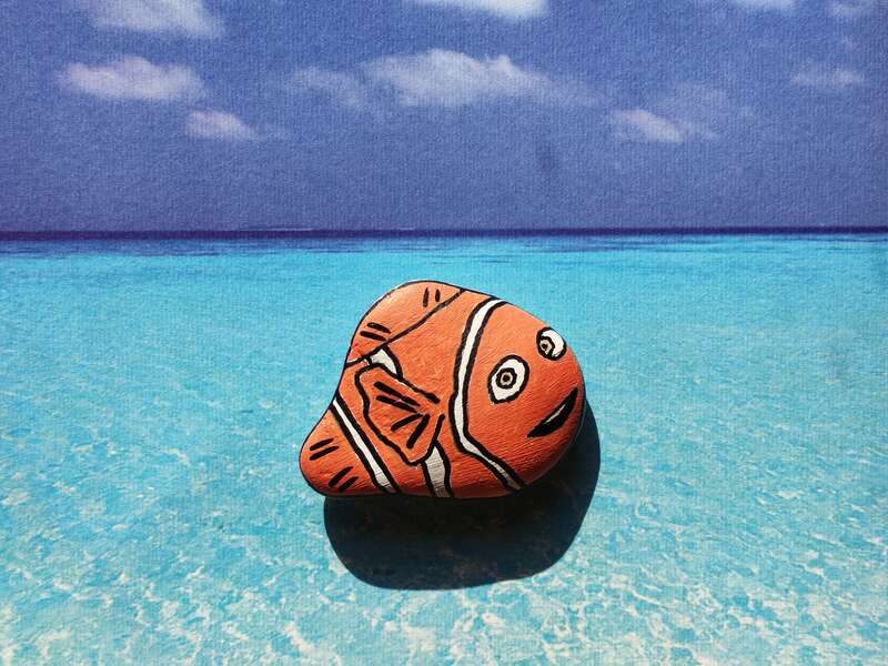 Sasso dipinto: Finding Nemo — di valejessy82