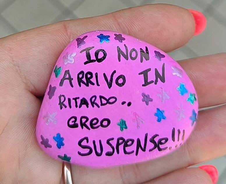 io non arrivo in ritardo.. creo suspense! 🤣